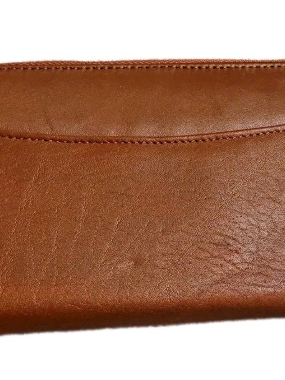 Leather Direct Brown Leather Zip Around Continental Wallet L0174 Original Card